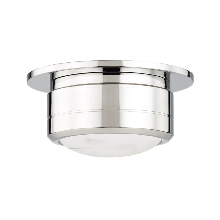 Jin Flush Mount Light - Polished Nickel / Small