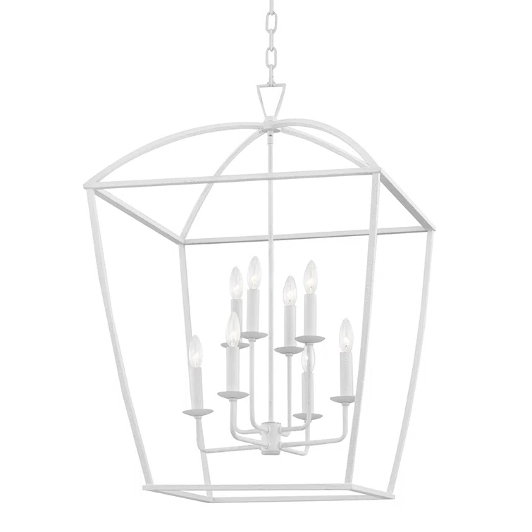 Bryant 8 - Light Dimmable Lantern Square / Rectangle Chandelier