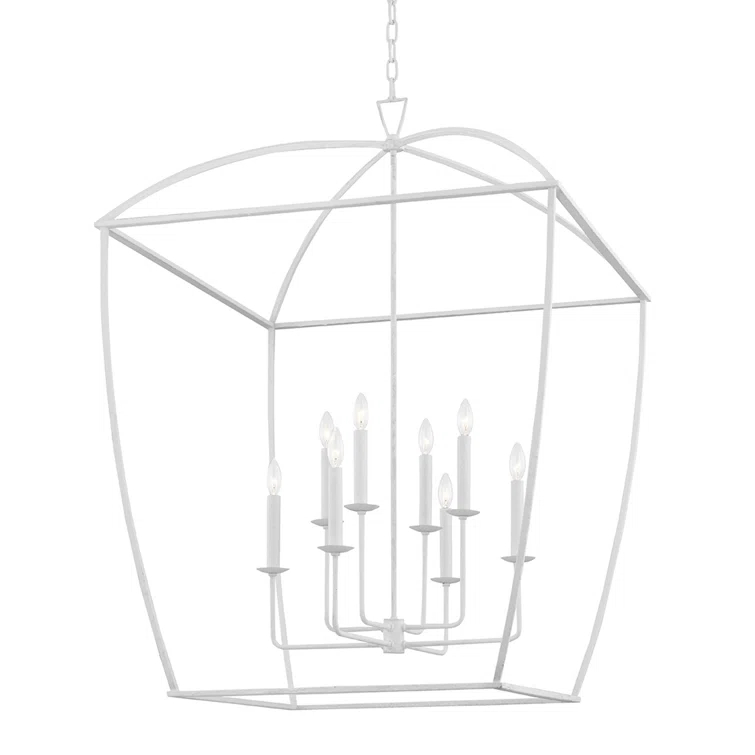 Bryant 8 - Light Dimmable Lantern Square / Rectangle Chandelier