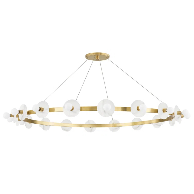 Austen 18 - Light Dimmable Wagon Wheel Chandelier