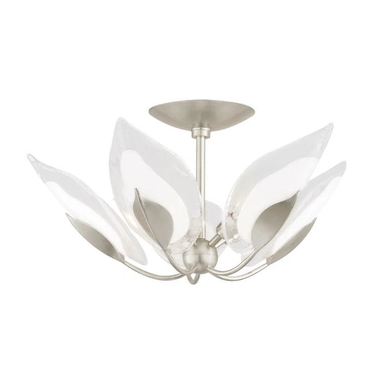 Blossom Glass Semi Flush Mount