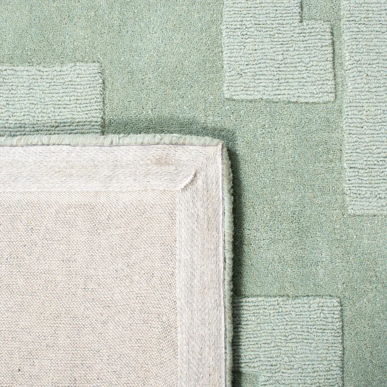 Martha Stewart Hand Tufted Wool Pile Geometric Rug