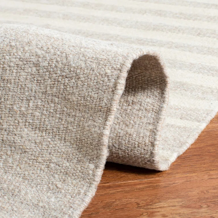 Dune Stripe 6' x 9' Wool Handmade Flat Woven Rug