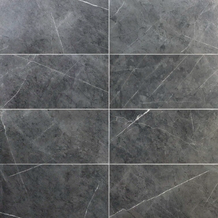 12" x 24" Porcelain Marble Look Wall & Tile