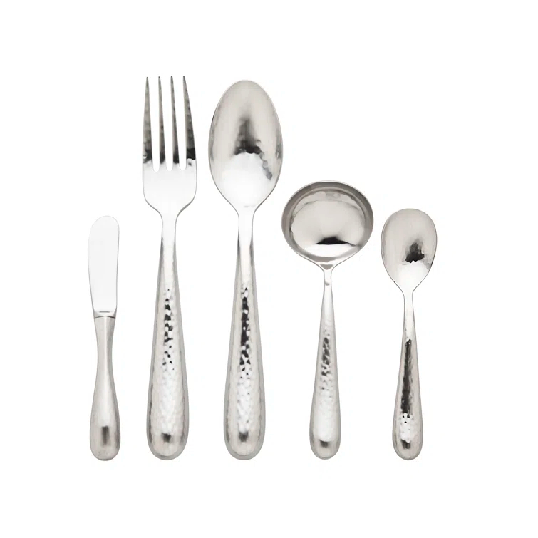 Ricci Argentieri Florence 5 Piece Stainless Steel Hostess Set