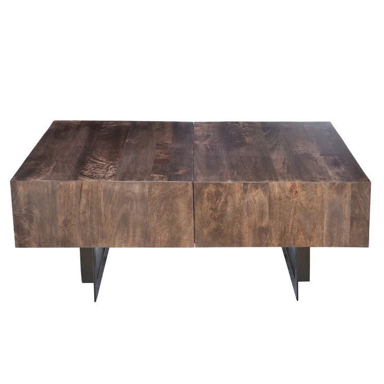 Mullins Extendable Sled Coffee Table with Storage