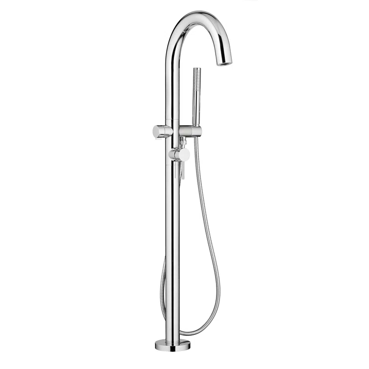 1 Handle Floor Tub Filler with Diverter