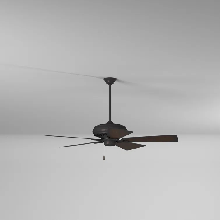 52" Supra 5 - Blade Standard Ceiling Fan with Pull Chain