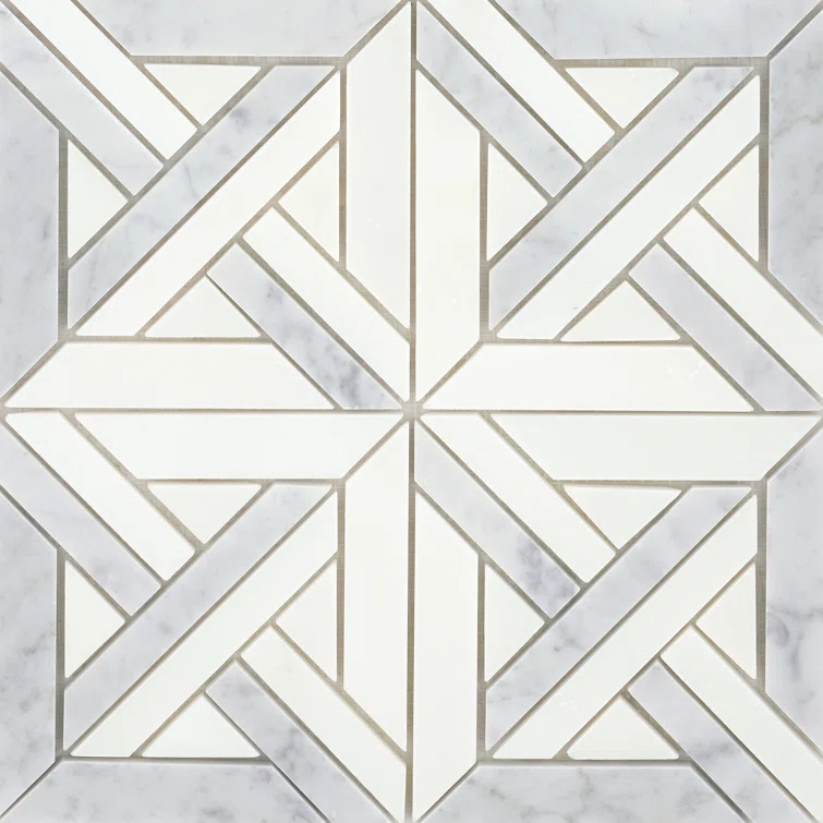 Alluro™ 12" x 12" Natural Stone Marble Look Wall & Floor Tile