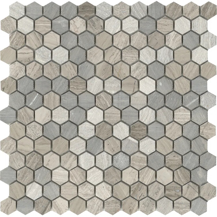 Natural Stone Mosaic Honeycomb Wall & Floor Tile