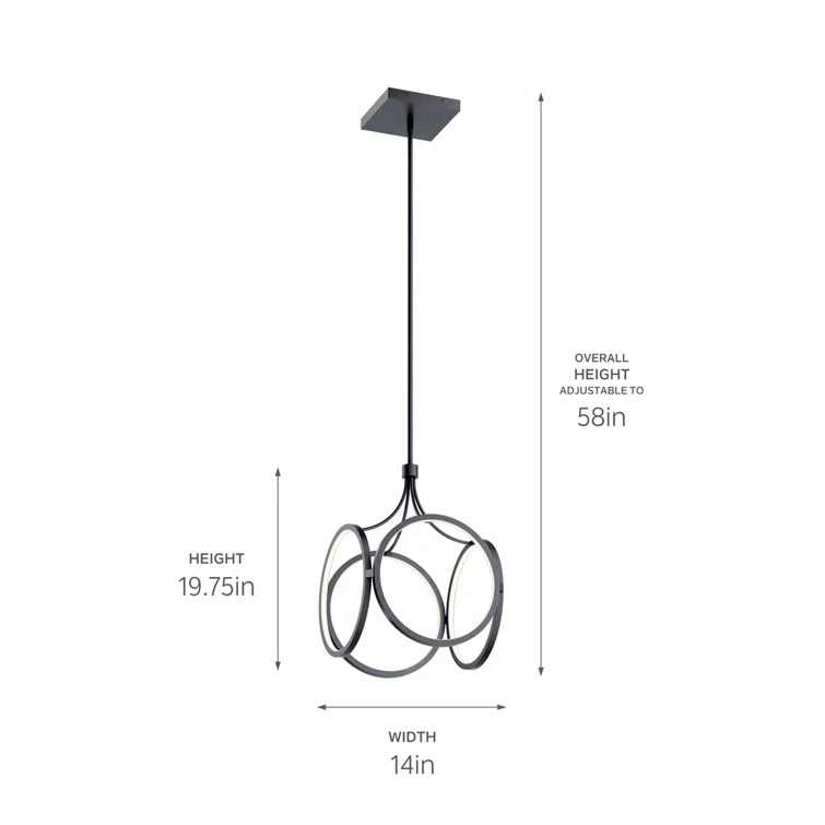 Nikiki 1 - Light LED Unique/Statement Pendant