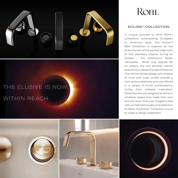Eclissi Single Handle Lavatory Faucet