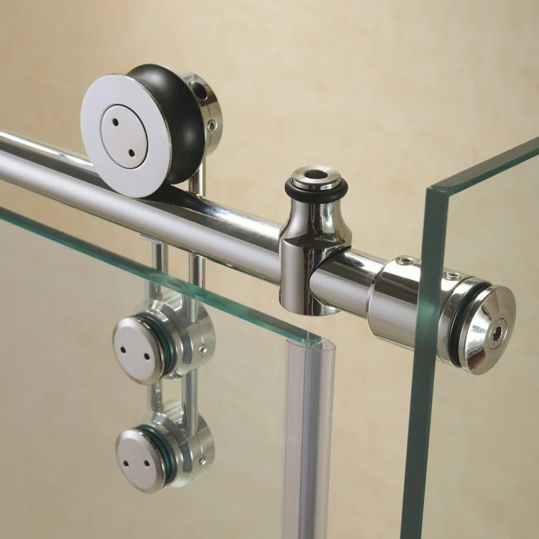 Unidoor 60" W x 72" H Frameless Shower Door with Clearmax™ Technology