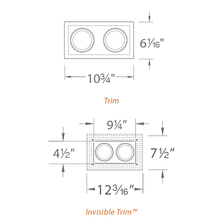 Precision 4'' LED Adjustable Recessed Trim