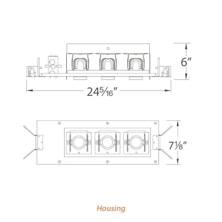 White LED Adjustable Recessed Trim