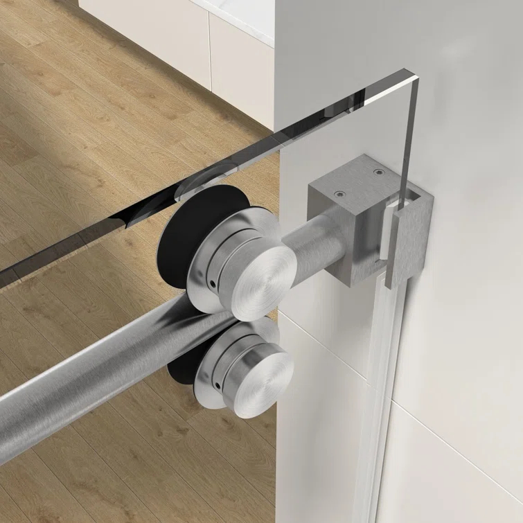 60'' W 76'' H Semi-Frameless Rectangle Reversible Shower Enclosure