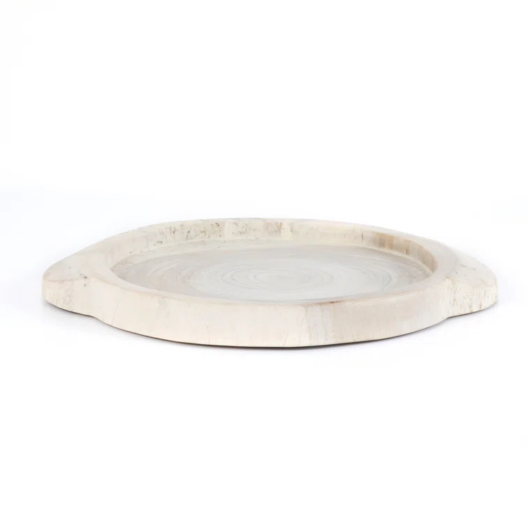 Lylah Round Tray - Ivory