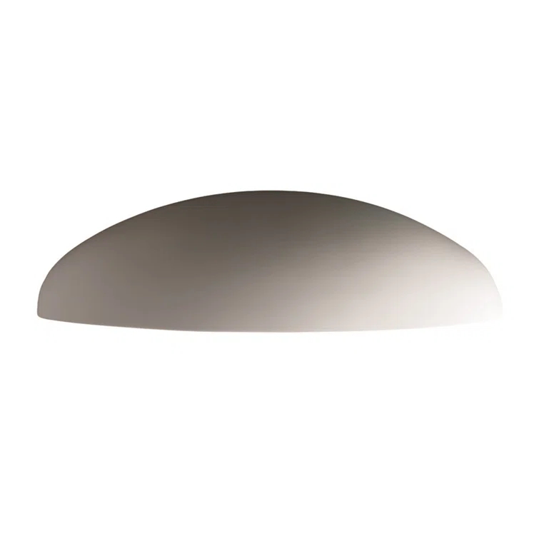 Ambiance Bisque 2-Light Ceramic Wall Sconce, Dimmable, Direct Wired