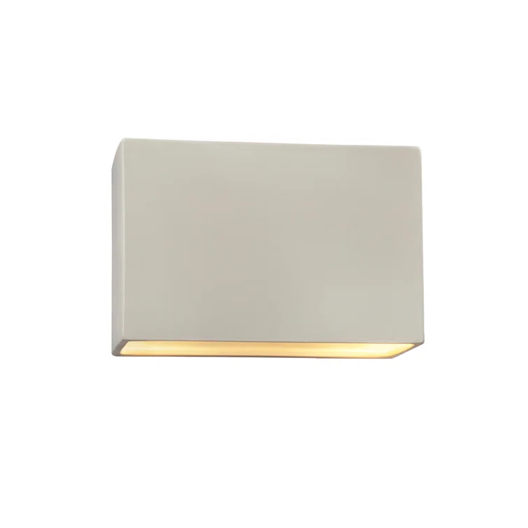Coastal Matte White Ceramic 10'' Outdoor Wall Sconce