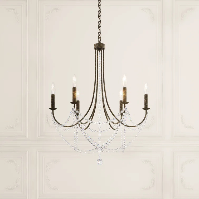 Verdana 6 - Light Dimmable Empire Chandelier