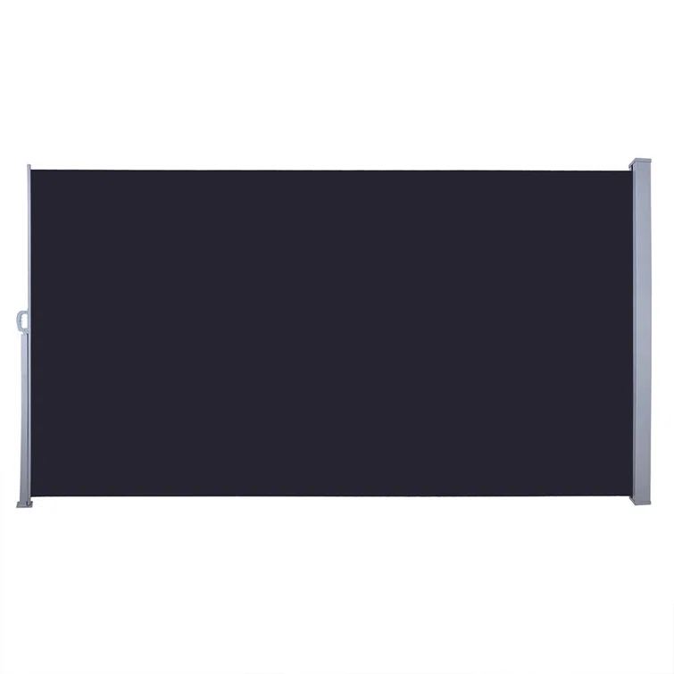 Yescom Yescom D Fabric Black Cover Motorized Retractable Side Awning