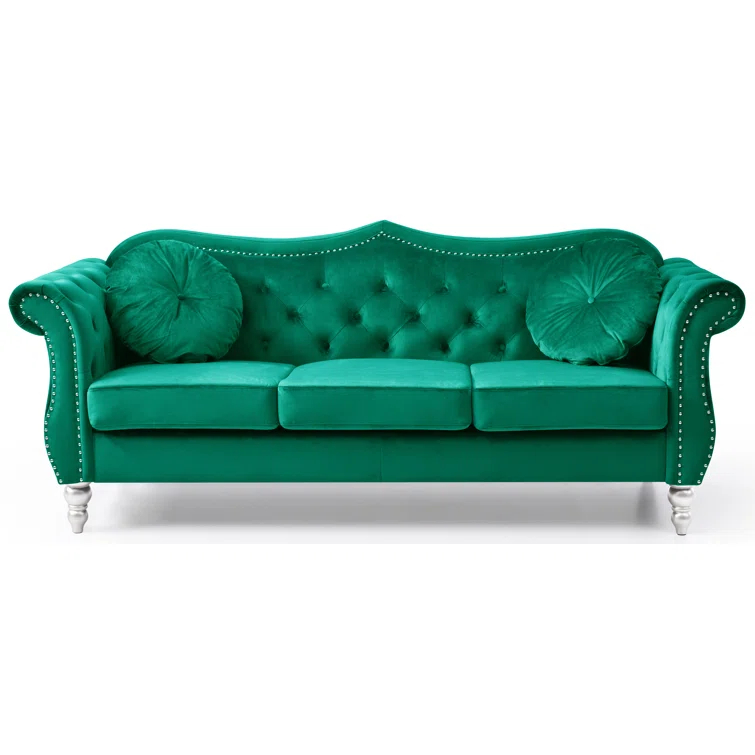 Hollywood 82'' Velvet Sofa