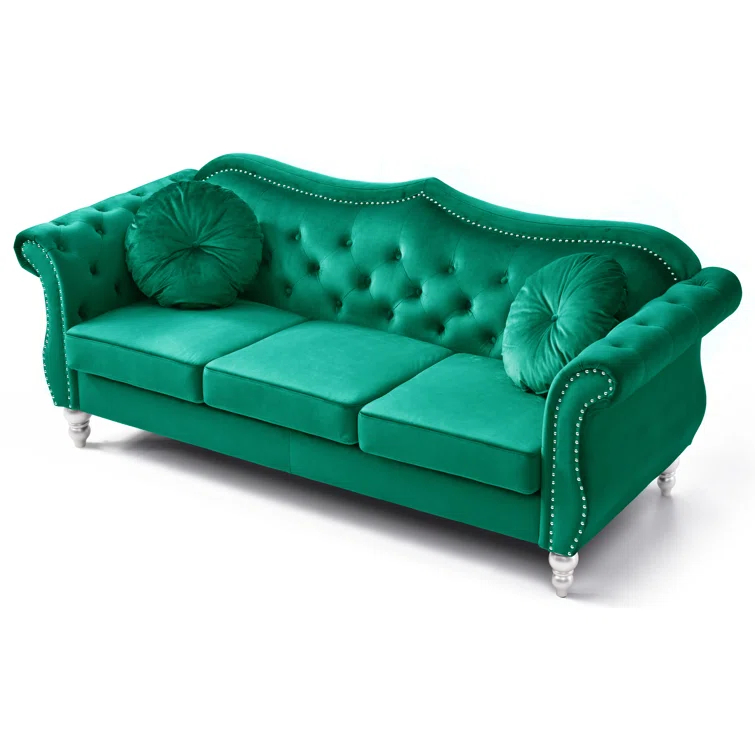 Hollywood 82'' Velvet Sofa