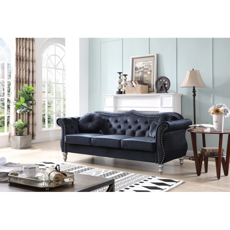 Hollywood 82'' Velvet Sofa