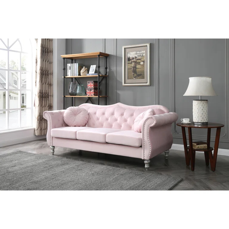 Hollywood 82'' Velvet Sofa