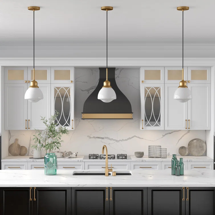 Katarina Single Light Glass Dimmable Pendant