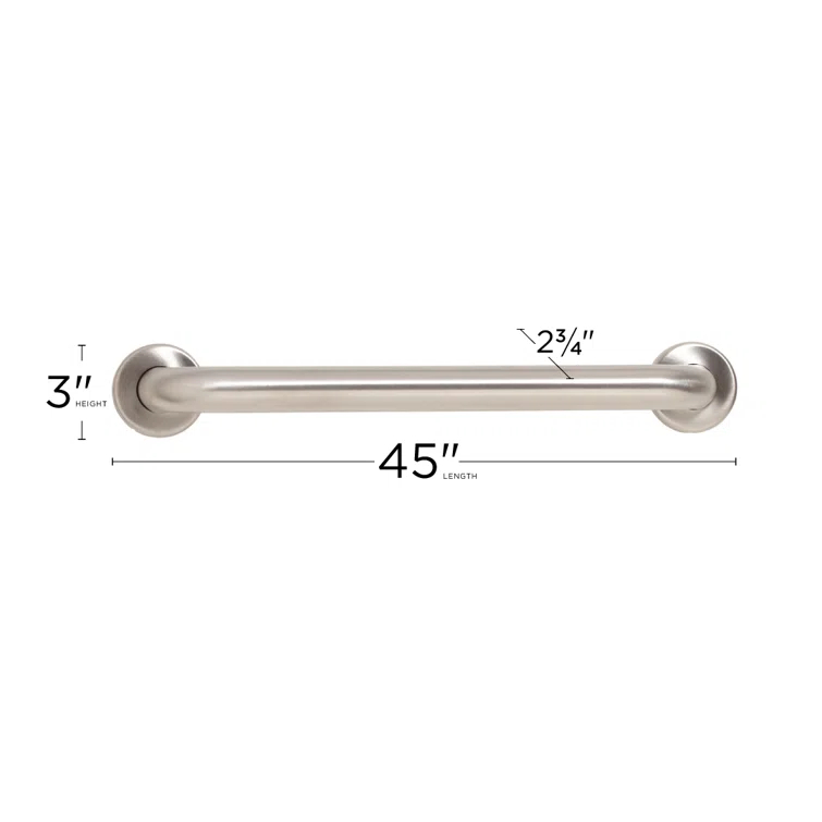 Seachrome Straight Bathroom Safety Grab Bar IGXS-420-QCR