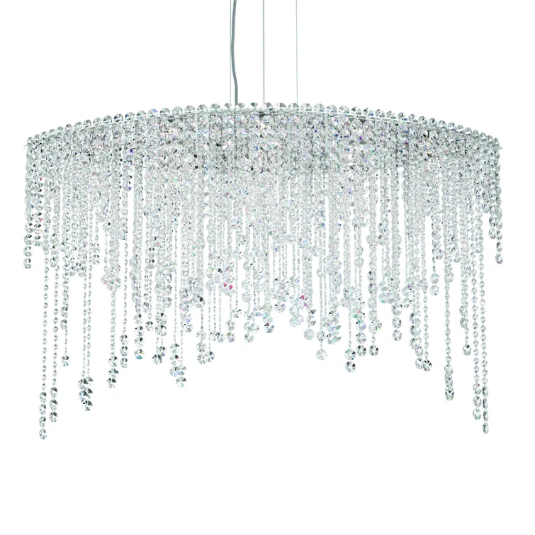 Chantant 8 - Light Geometric Chandelier