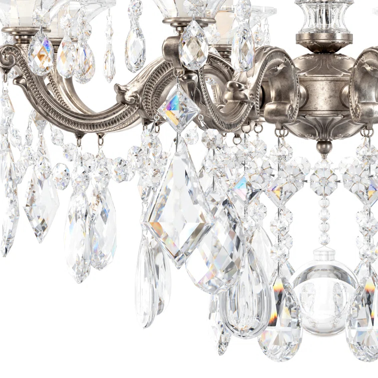 La Scala 8 - Light Glass Classic / Traditional Chandelier