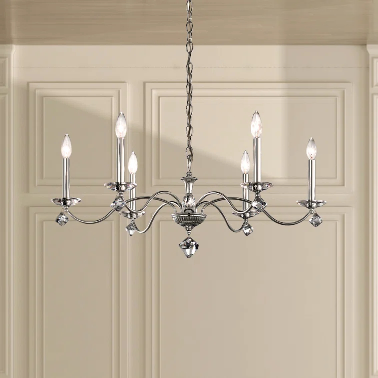 Modique 6 - Light Dimmable Classic / Traditional Chandelier