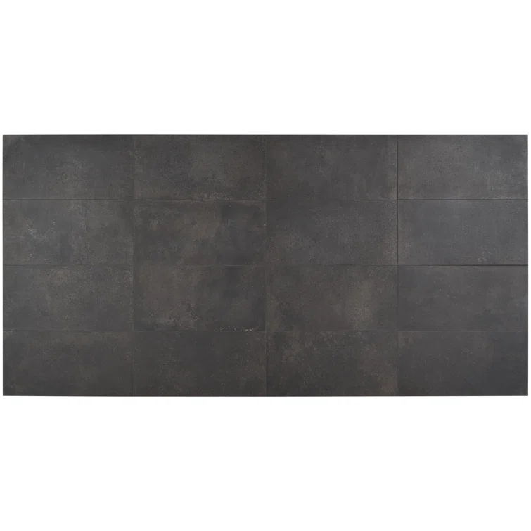 Large Format 12" x 24" Porcelain Concrete Look Wall & Floor Tile