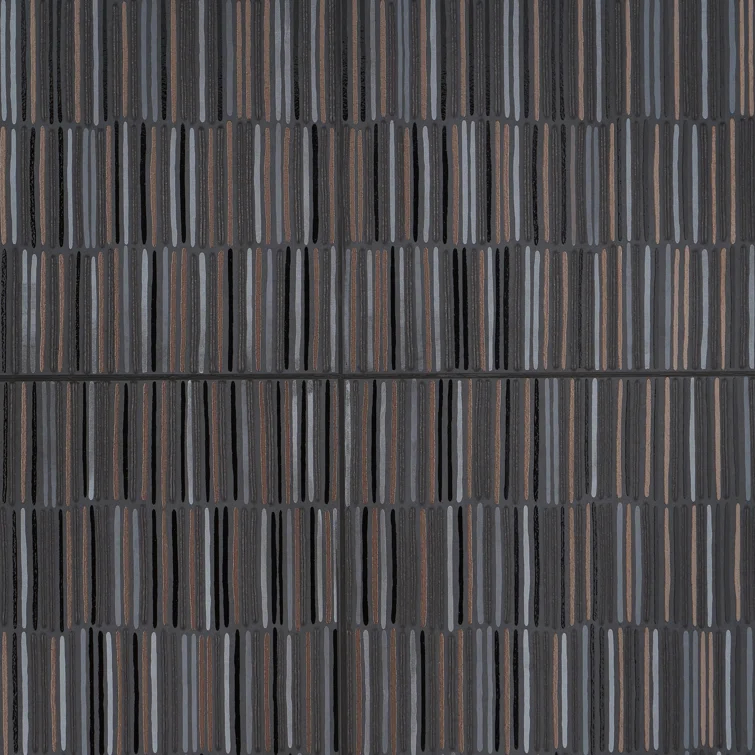 Large Format 12" x 24" Porcelain Patterned Wall & Floor Tile