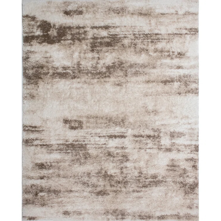 Alban Indoor Shag Beige Area Rug