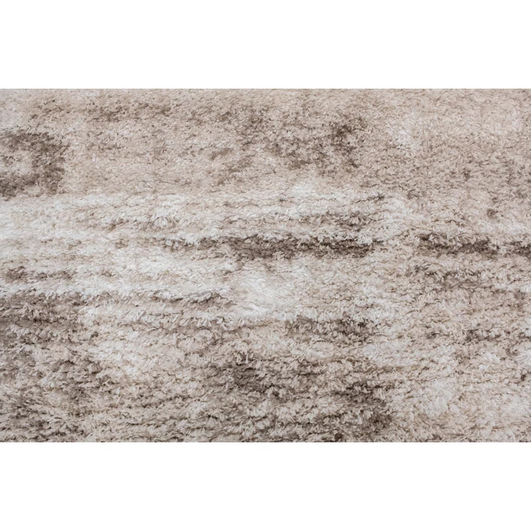 Alban Indoor Shag Beige Area Rug