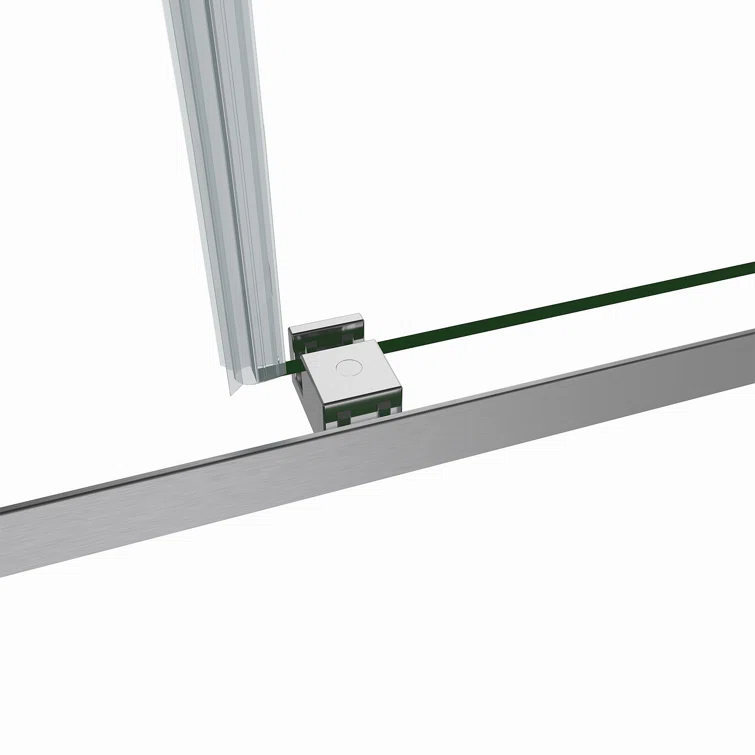 Spezia 44" - 48"W x 76" H Double Sliding Frameless Shower Door