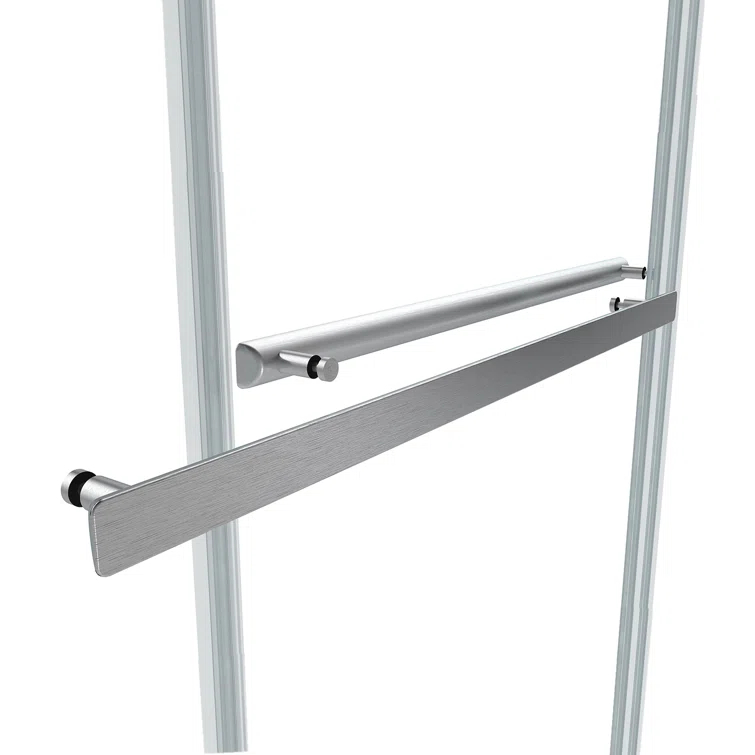 Spezia 44" - 48"W x 76" H Double Sliding Frameless Shower Door