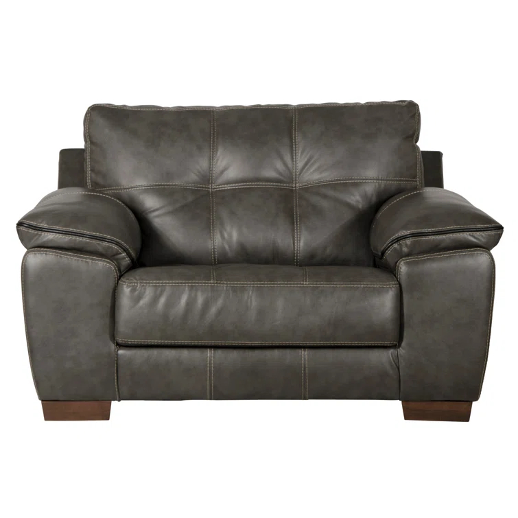 Peosta 61" Wide Tufted Polyester Chair and a Half