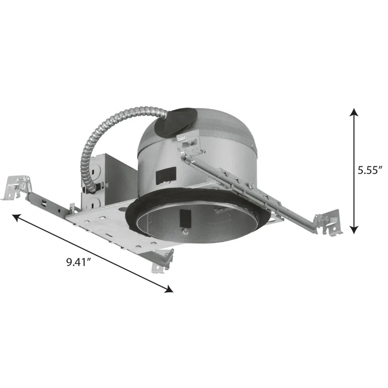6" New Construction IC Rated Recessed Housing