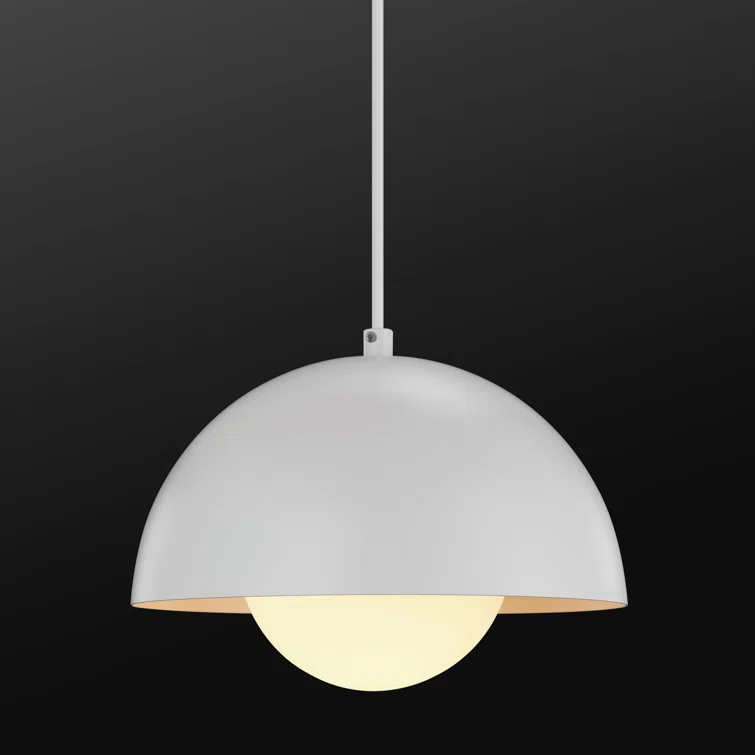 Amelia 1 - Light Matte White Single Pendant