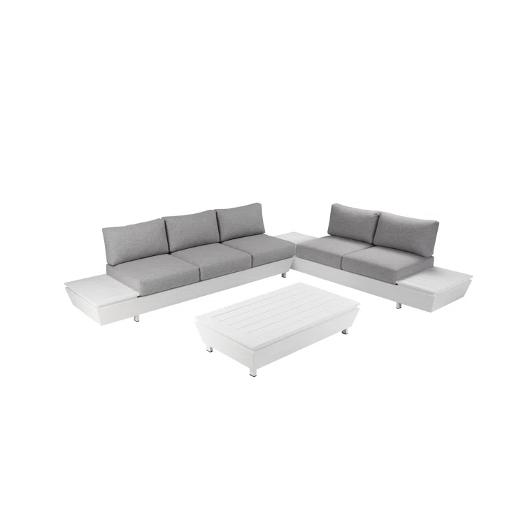 Amarillo 5 - Person Patio Conversation Sets with Cushions