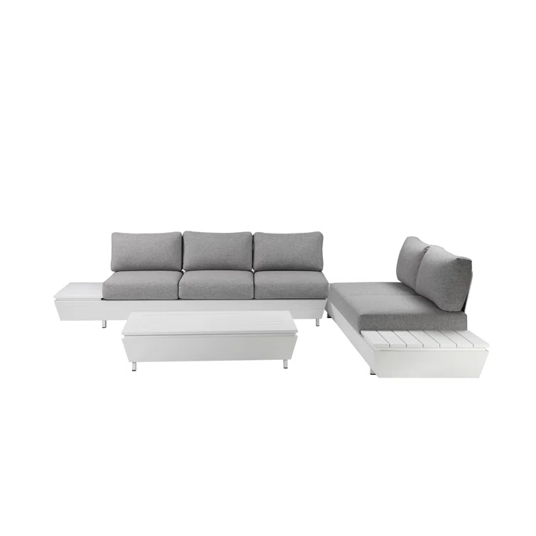 Amarillo 5 - Person Patio Conversation Sets with Cushions