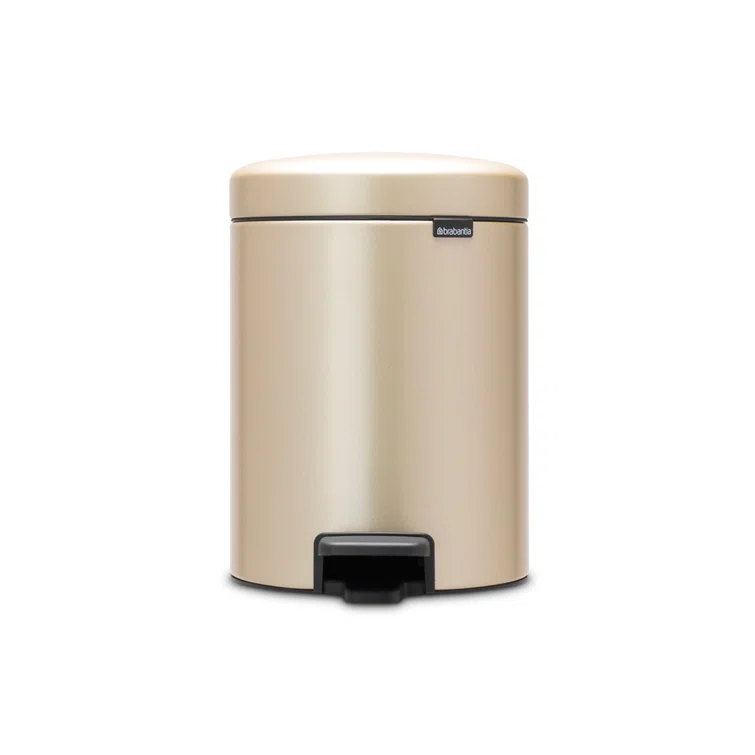 Brabantia NewIcon Step On Trash Can, 1.3 Gallon (5 Liter)