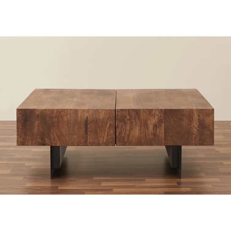 Mullins Extendable Sled Coffee Table with Storage