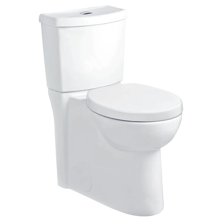 American Standard 2795204.020 American Standard Studio 1.6 Gallons GPF Round Comfort Height Floor Mounted Kit (Seat Included)