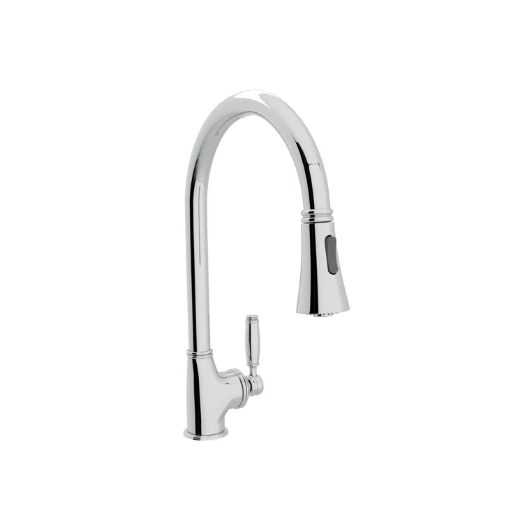 Rohl MB7928LMAPC-2 Gotham Pull Down Single Handle Kitchen Faucet With Accessories