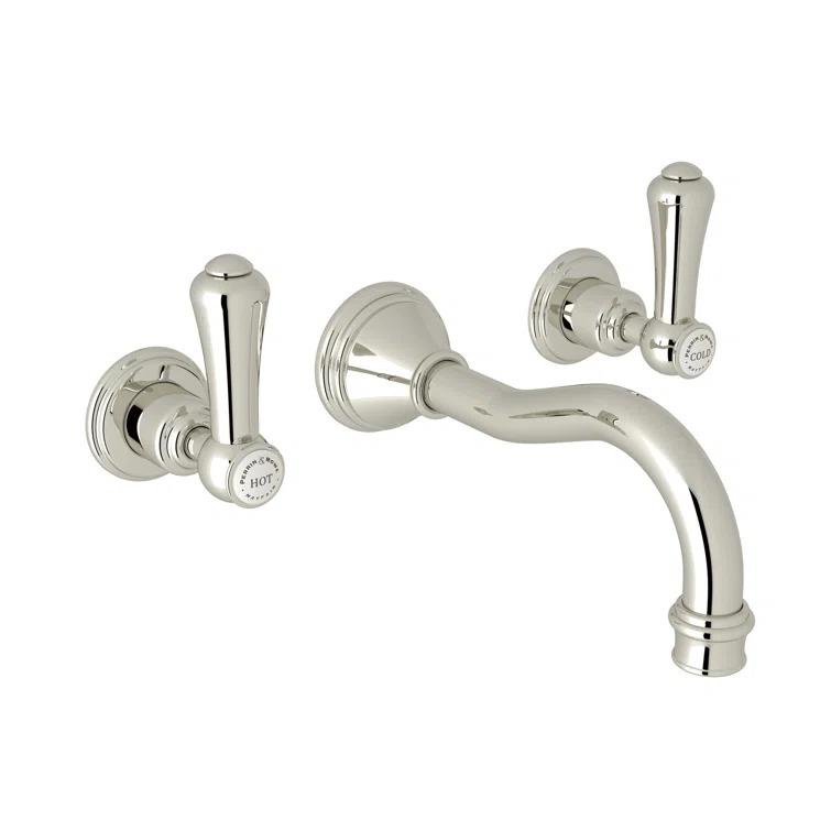 Georgian Era Wall Mount Lavatory Faucet Trim